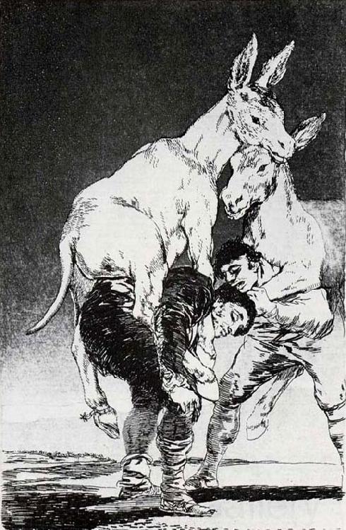 Francisco Goya Tu que no puedes